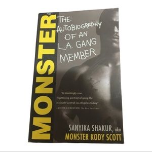 4/$20 NEW Monster The Autobiography of an L.A. gang Member